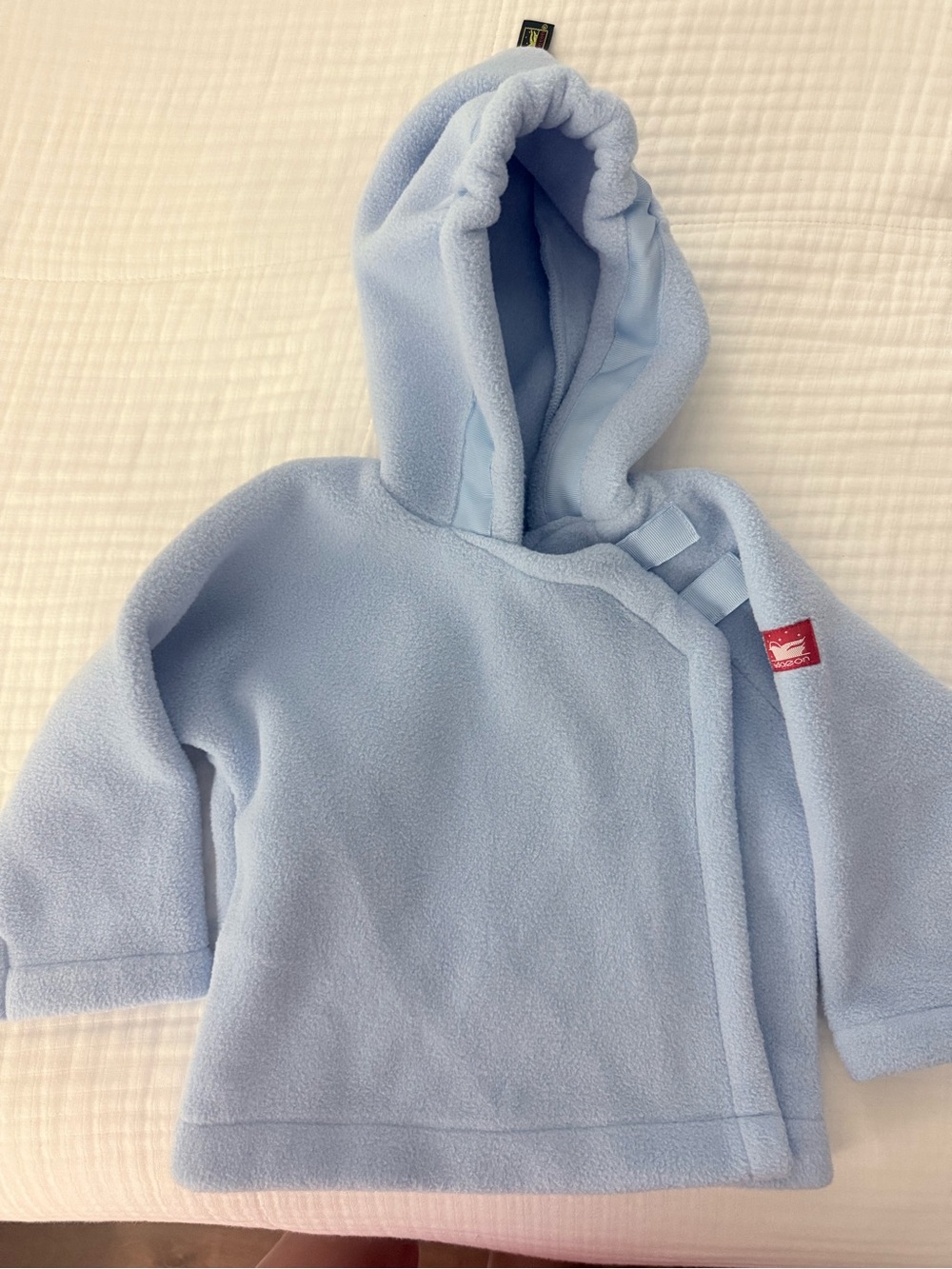 Widgeon Light Blue Fleece Hooded Infant Jacket